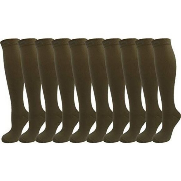 10 Pair Khaki Brown Premium Quality Extra Soft Mod - Picture 1 of 7